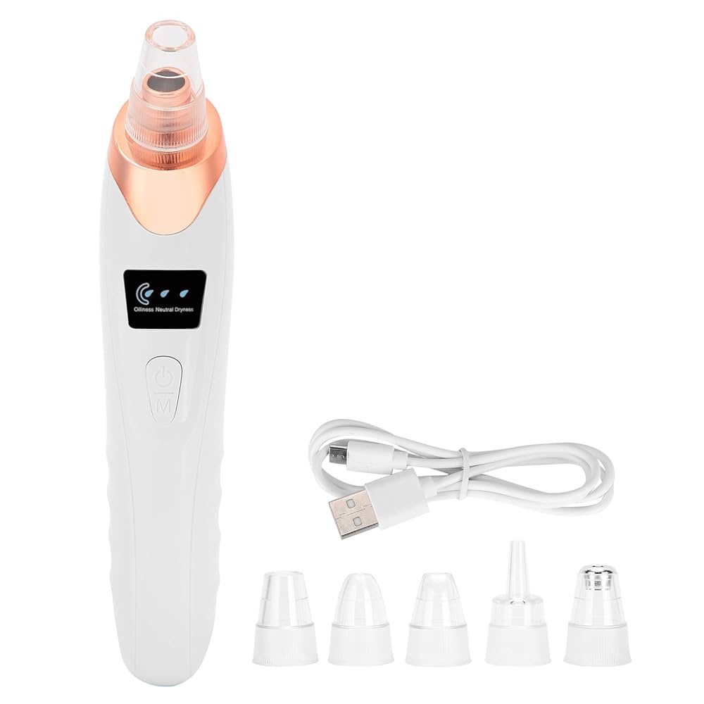 Limpiador facial eléctrico, dispositivo de eliminación de espinillas ABS de  eliminación de espinillas, útil herramienta de eliminación de espinillas de  acné para succión de espinillas de : Amazon.com.mx: Belleza