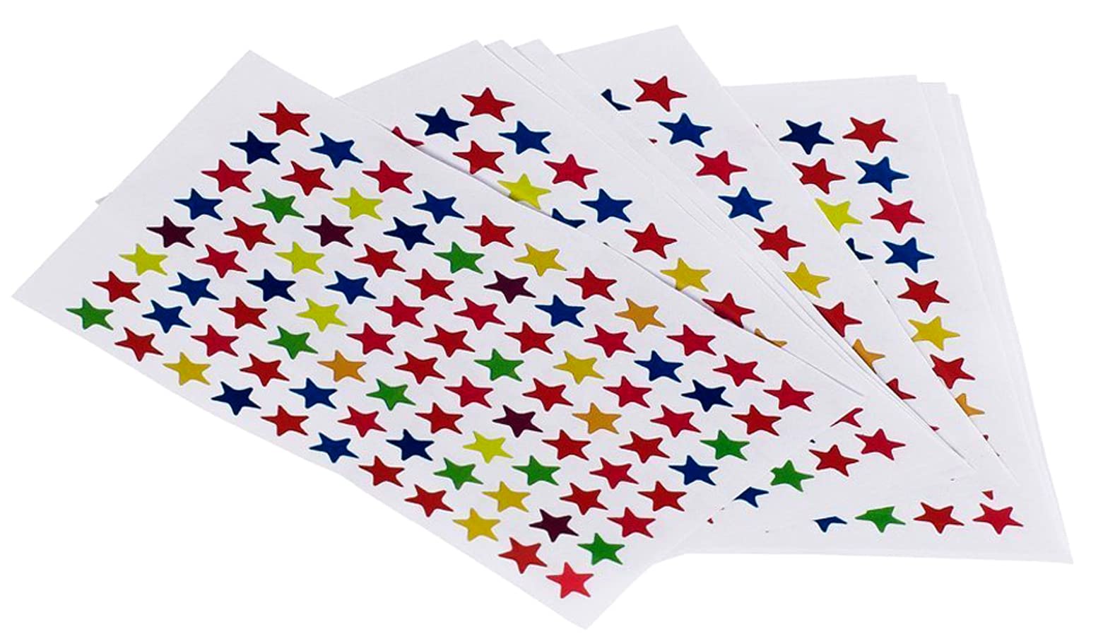 ikis Star Shaped Sticker Labels 500 Pieces (Stars) for School Kids, Teacher, Craft, Project