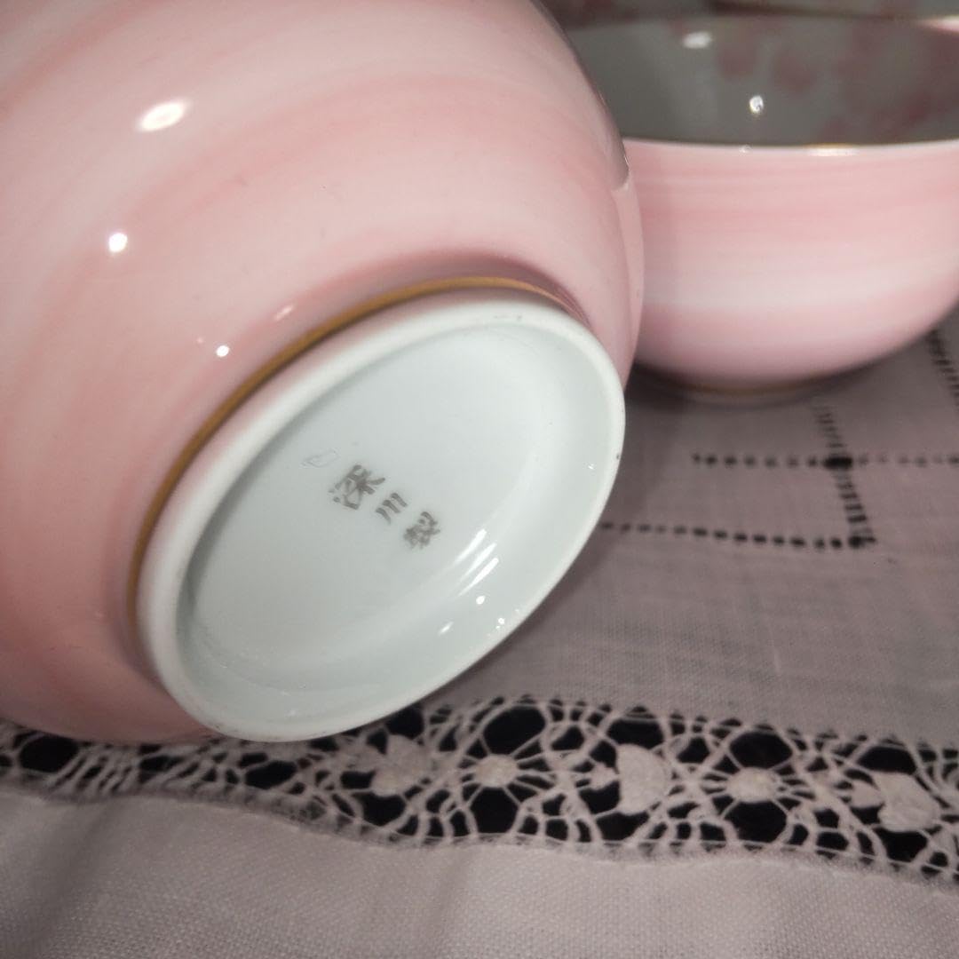 Amazon.co.jp: 深川製磁 ひめ桜 急須 湯飲み 湯呑み 5個 茶器揃 さくら 