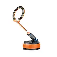 Magnetic Car Phone Holder, 2-in-1 Detachable Ring Stand, 360° Triple-Axis Dashboard & Windshield Mount, N52 Strong Magnets, Universal, Includes 2 Metal Ring Sticker, Washable (Orange)