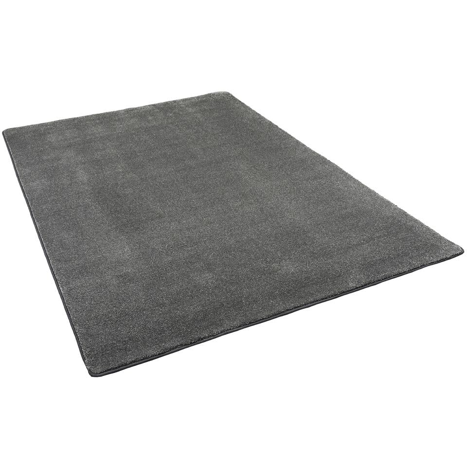 Snapstyle Hochflor Luxus Velours Teppich Touch Anthrazit in 24 Größen
