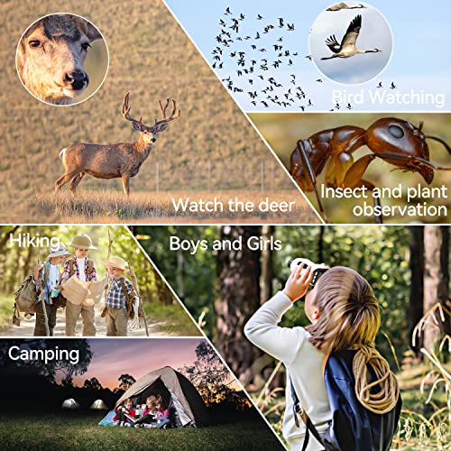 Portable Pocket Microscope For Kids 5-7 8-12, Digital Microscope Camera Binocular 200X Magnification 1080P 8X Digital Zoom 2" Lcd Screen With 8Gb Microsd Card For Science Experiments Children Beginner #TOP7