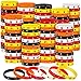 Fire Truck Bracelets Rubber Firefighter Wristbands Firefighter Party Silicone Wrist Bands for Birthday Party Supplies Decorations Firemen Family Favors, 5 Colors (120 Pcs)