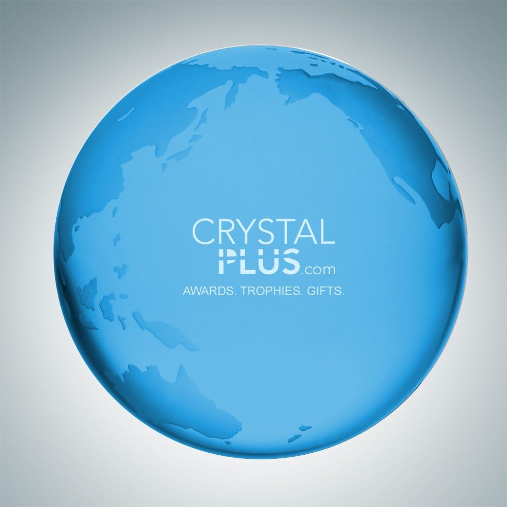 paperweights desk office styles blue globe paperweight