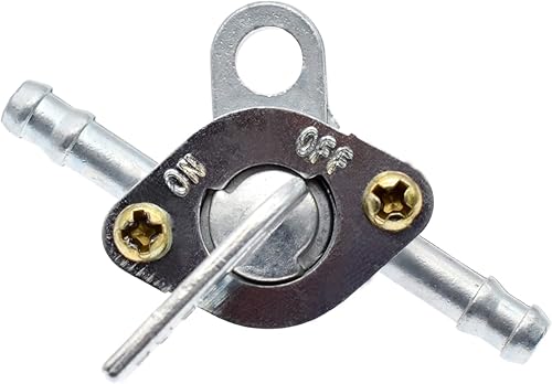 Miniatura 6 de 2 piezas de válvula de grifo de depósito de combustible de 0.236 in interruptor de encendido y apagado para 50cc 70cc 90cc 100cc 110cc 125cc 140cc