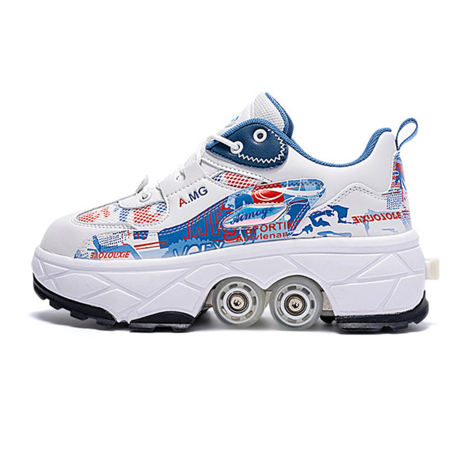 Roller Skate Shoes Rollschuhe Schuhe Mit Rollen Skateboardschuhe,Inline-Skate, verstellbar Damen Schuhe mit Rollen für mädchen,B-37