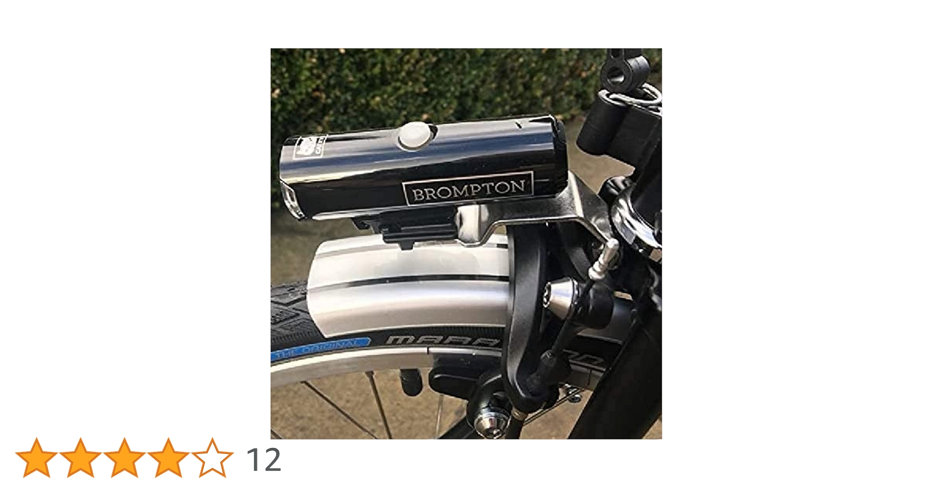 BROMPTON - ブロンプトン VOLT400XC フロントライト Amazon | Brompton Cateye Volt 400フロントライトセット