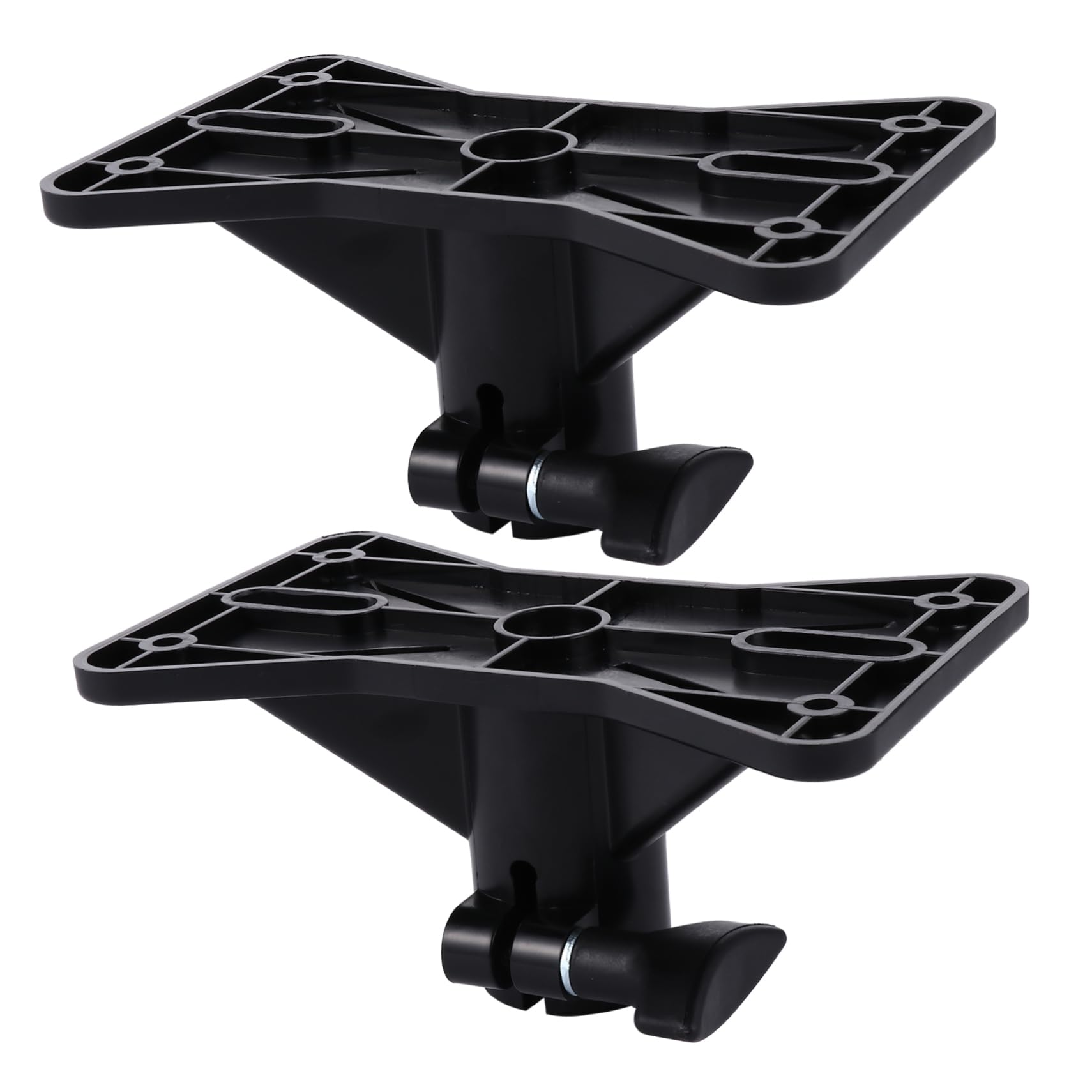 NUOBESTY Heavy Duty Speaker Mount Bracket Tripod Stand for Stage Studio Use Wide Tray Design for Stability Durable Construction Black