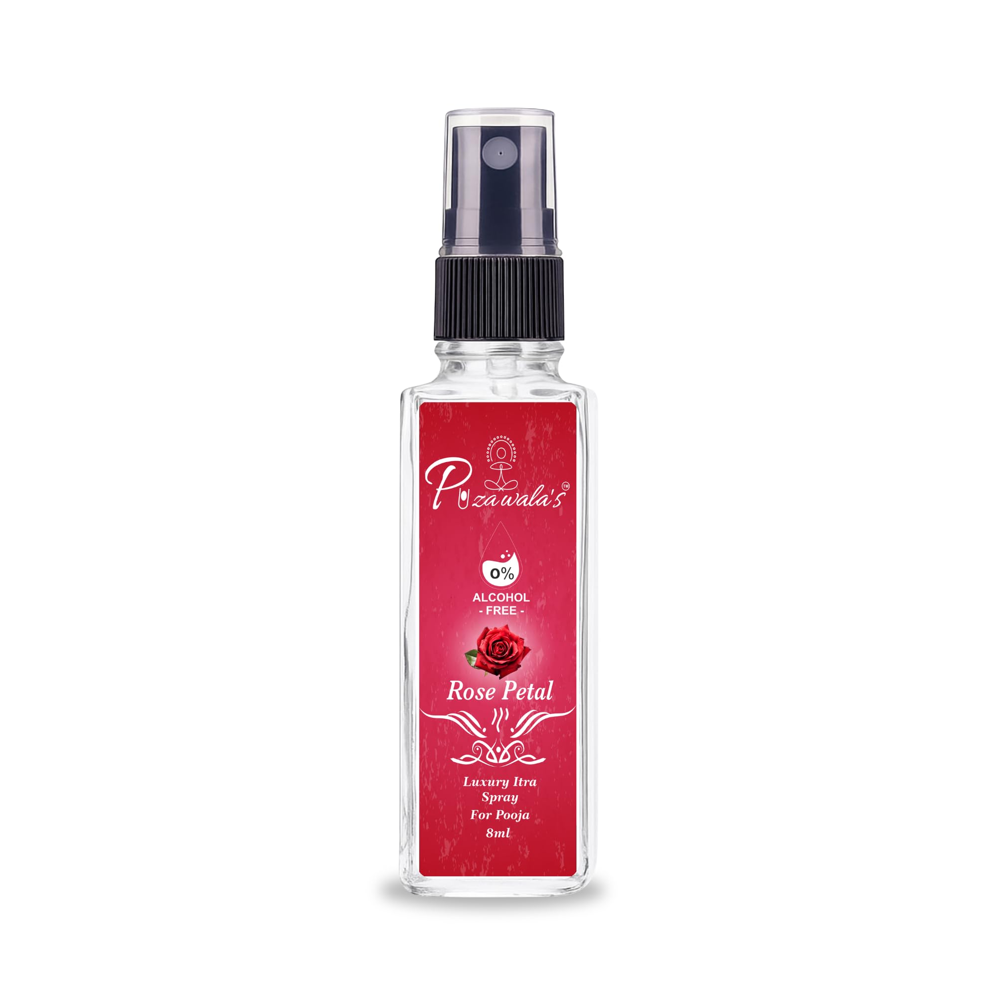 Rose Petal 8ml | Attar Perfume Spray | 100% Alcohol Free | itra/ittar Perfume | For Pooja/Personal Use-image-31