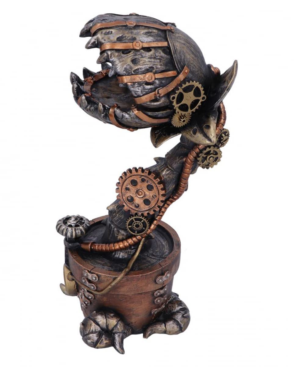 Nemesis Now Cogwork fleischfressende Pflanze im Steampunk Style 24cm
