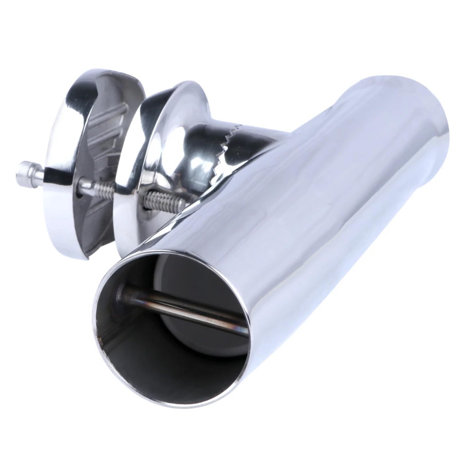 CañEros para Barco Abrazadera for caña de Pescar for Barco, Soporte Ajustable Acero Inoxidable for Tubo Aparejos Pesca 1-1/4 "a 2", 2 uds