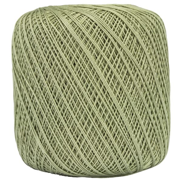 Aunt Lydia Classic Frosty Green Crochet - 3 Pack of 350y/320m - Cotton - Gauge 10 - Crochet, 350 Yards - Image 2