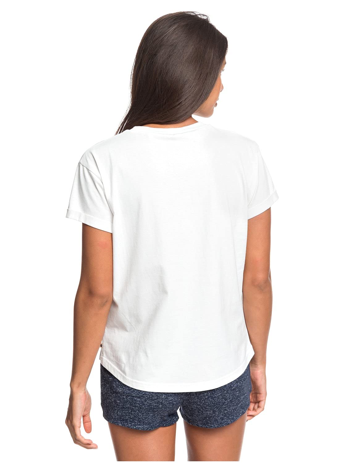 ROXY Womens Epic Afternoon Logo T-shirt, White, 8 EU, Snow White - Image 2