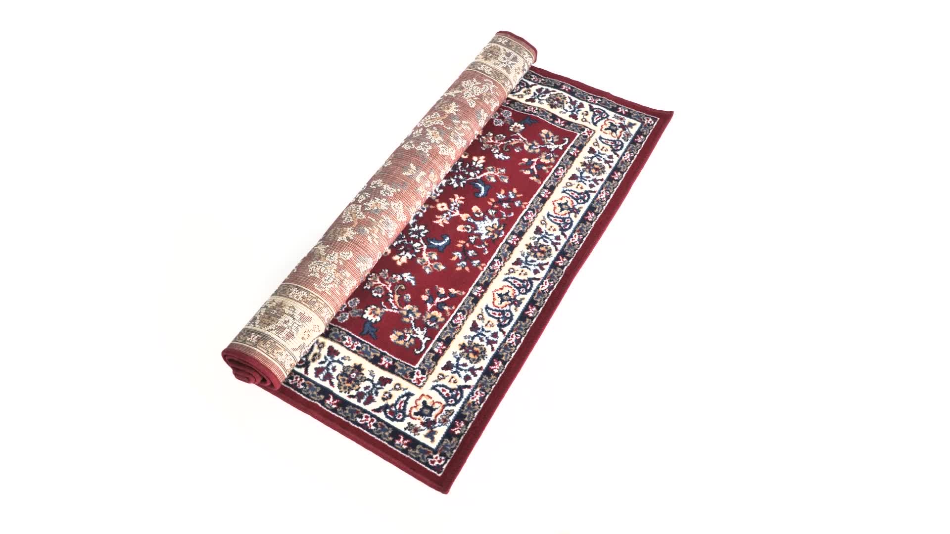 andiamo klassischer Orient Teppich Webteppich mit orientalischen Mustern und Ornamenten Rot 120 x 170 cm – Bild 7