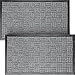 HOMWE Front Door Mats, 2 Pc Set, 29.5 x 17, All Weather Entry and Back Yard Door Mat, Indoor and Outdoor Safe, Non-Slip Rubber Backing, Absorbent and Waterproof, Dirt Trapping Rugs for Entryway