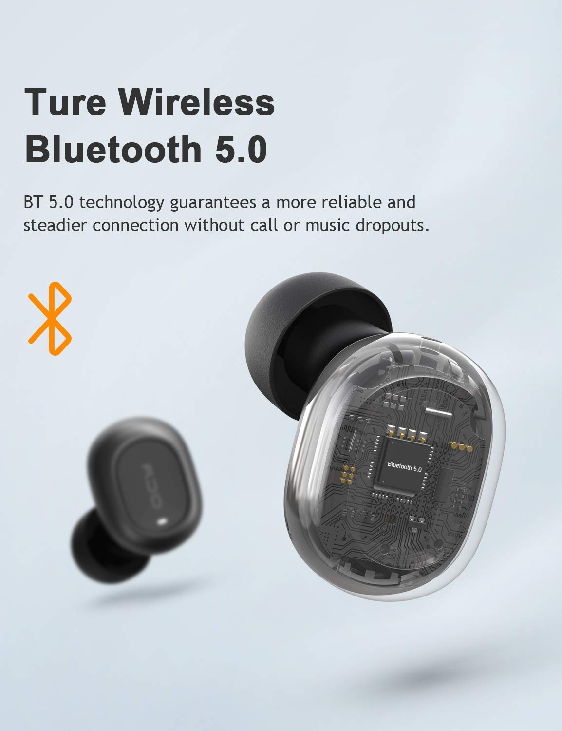 Wireless Earbuds QCY T2C Wireless 