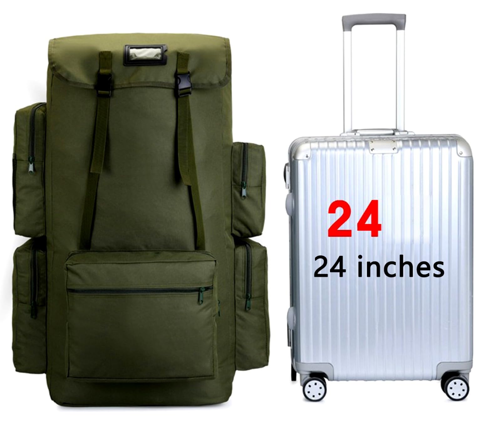 Camping Rucksack Grosser Rucksack Militärrucksack Für Outdoor Fur Camouflage Notfallrucksack Wasserdicht Survival Gefüllt Fluchtrucksack Notfall Backpack 130L Großer Rucksack