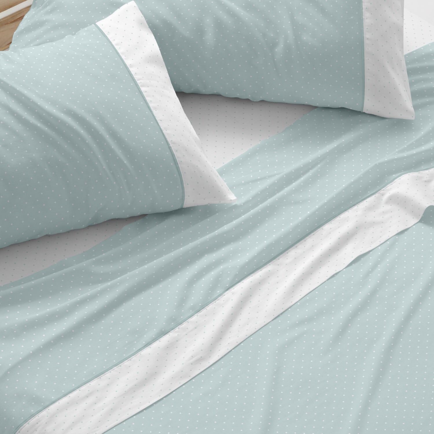 Parure de lit 105x190 cm Burrito Blanco verte design 238