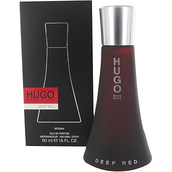 hugo boss dark red
