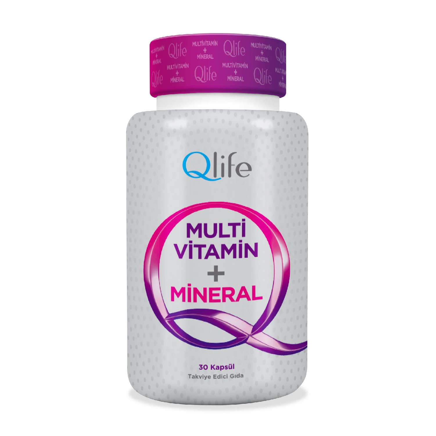 Qlife Multivitamin & Mineral 30 Kapsül 13 Vitamin 7 Mineral