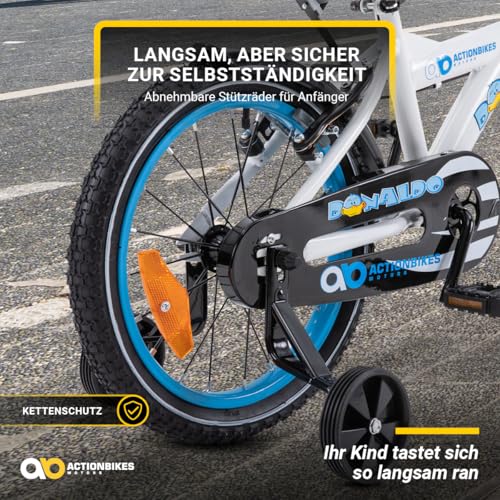 BMX 16 Zoll Kinderfahrrad Donaldo – geeignet für Jungen und Mädchen