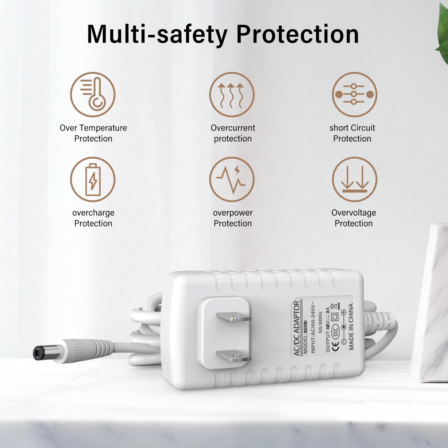 Chargeur 12V 2A Pour Tire-lait Spectra - Compatible S1, S2 Plus, SG Synergy Gold, S3 Pro, SPS100, Etc. - 2