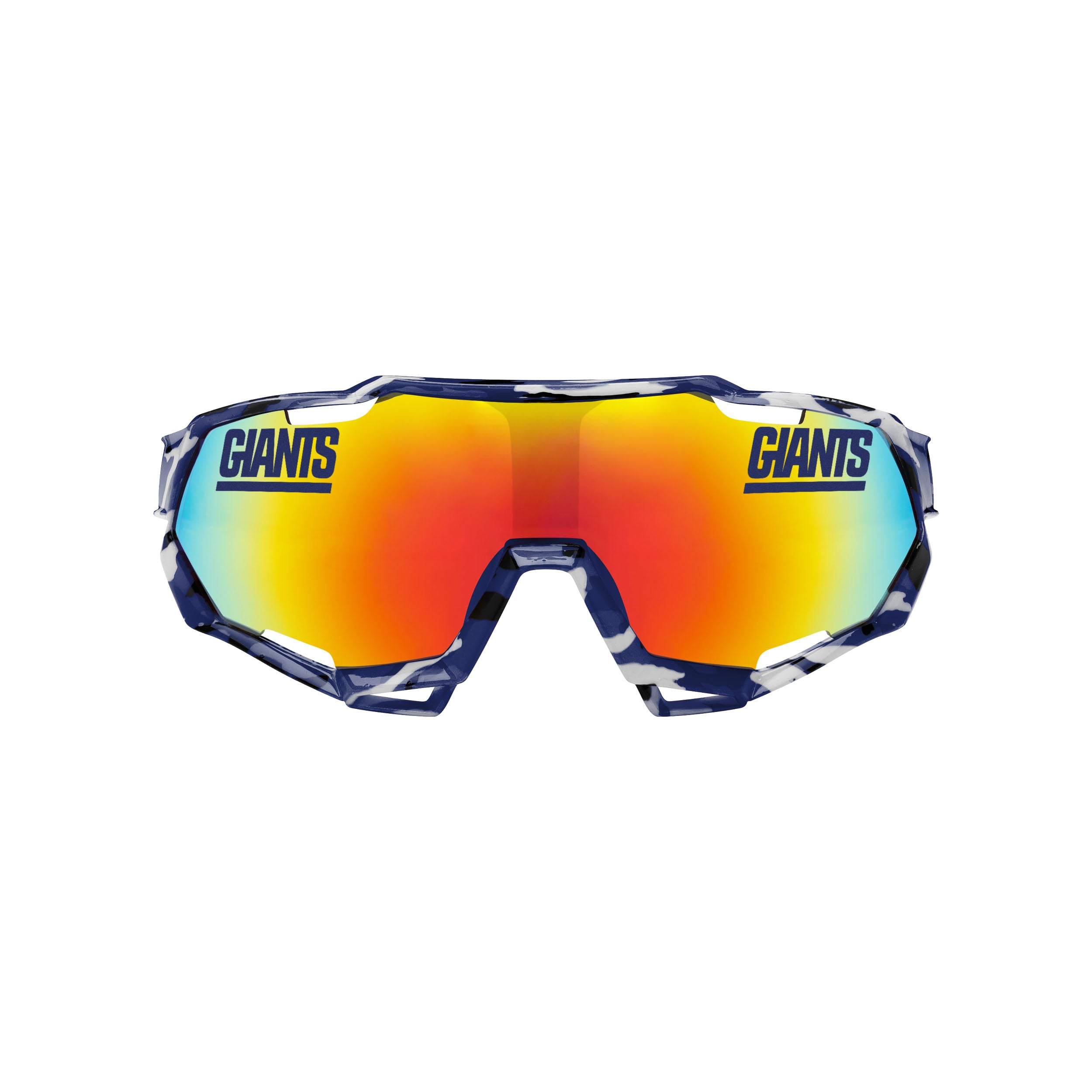 FOCO NFL Team Logo Gametime Camo Sunglasses Rectangular, 149mm