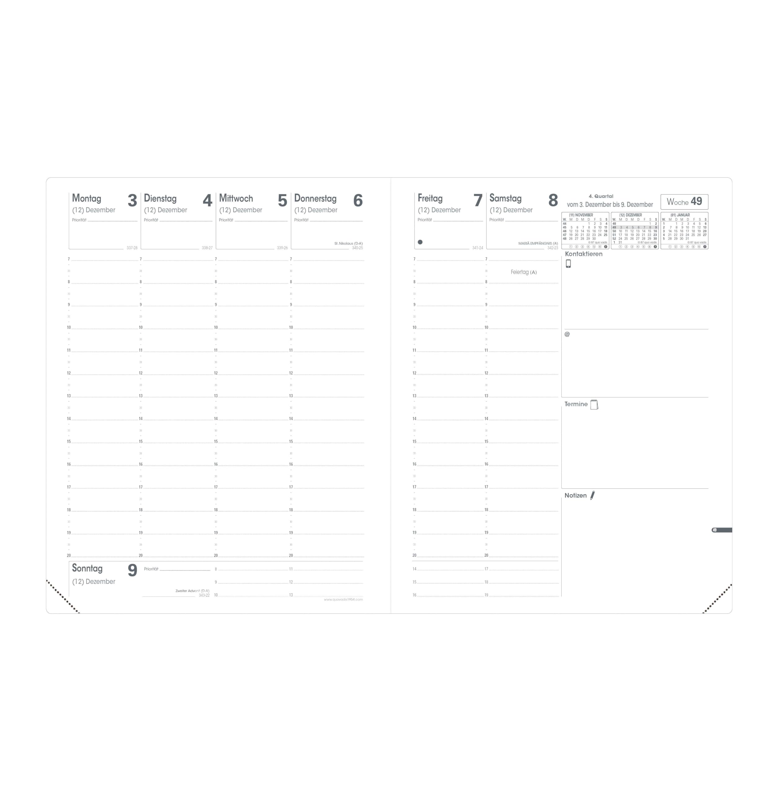 Pre 777 2021 VZ Club schwarz: Tischkalender