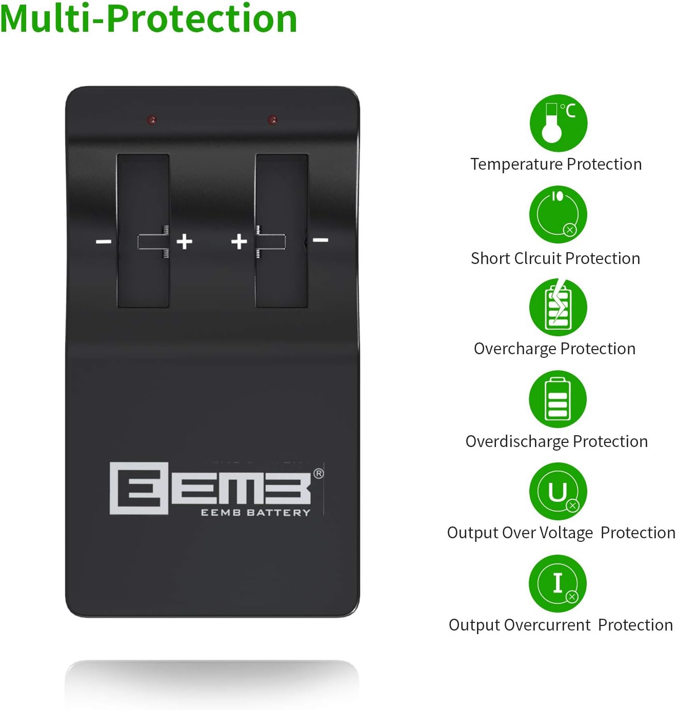 EEMB LIR2032 Lithium Coin Battery Charger with USB cable.