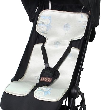 Amazon ベビーカー チャイルドシート ひんやりシート ベビーカーシート クールクッション クールシート 寝ござ 接触冷感 通気 夏用 暑さ対策 折りたたみ フクロウ ベビーカーシート クッション ベビー マタニティ 通販