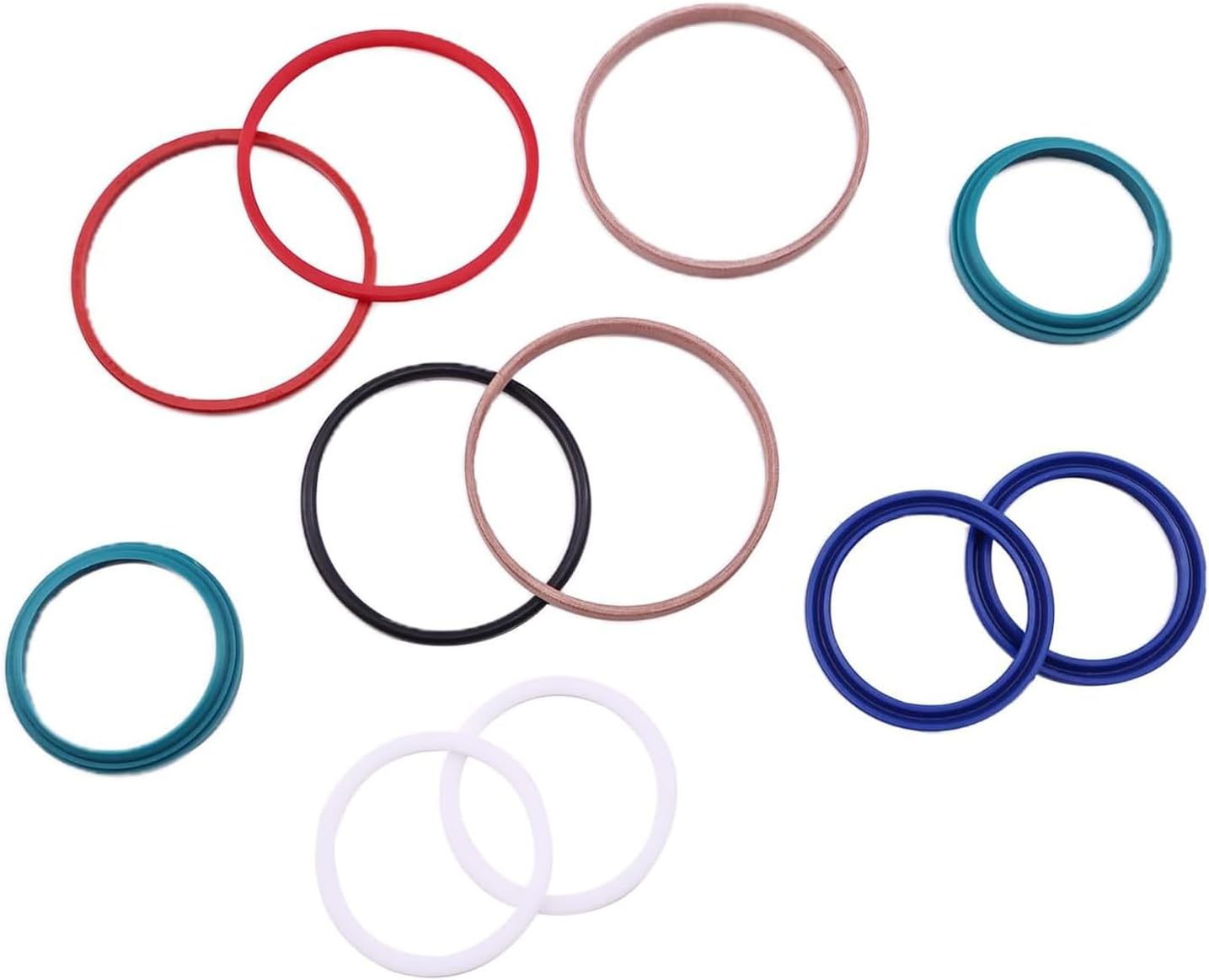 HOLDWELL Steering Cylinder Seal Kit AL161335 compatible with John Deere Engine 4.5L 6.8L 4045 6068 Tractor SE6020 SE6120 SE6220 1204 1354 1404 6100D 6105D 6520L 6525 6603