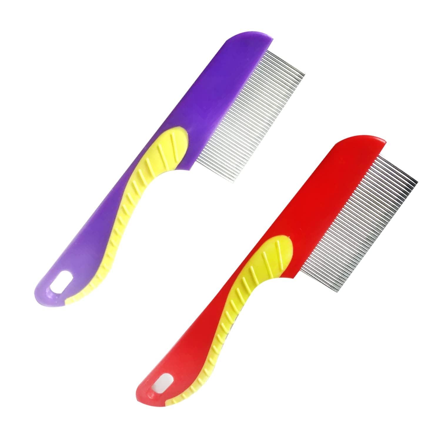 Flea Comb with Soft Rubber Handle Single Side Steel Small Needles Pet Comb for Ticks & Fleas, Comb, (B0CGMM46W3) Amazon Price History, Amazon Price Tracker