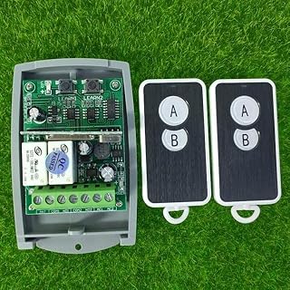 DC12V 24V 36V 48V 2CH 2-Gang RF Wireless Remote Control Switch System Receiver Transmitter Universal 433mhz - (Color: 2 Remote, Size: 315mhz)