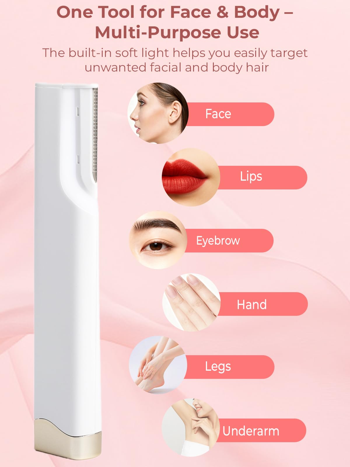 Amazon.com : Dermaplane Facial Razor for Women – Electric 3-Speed