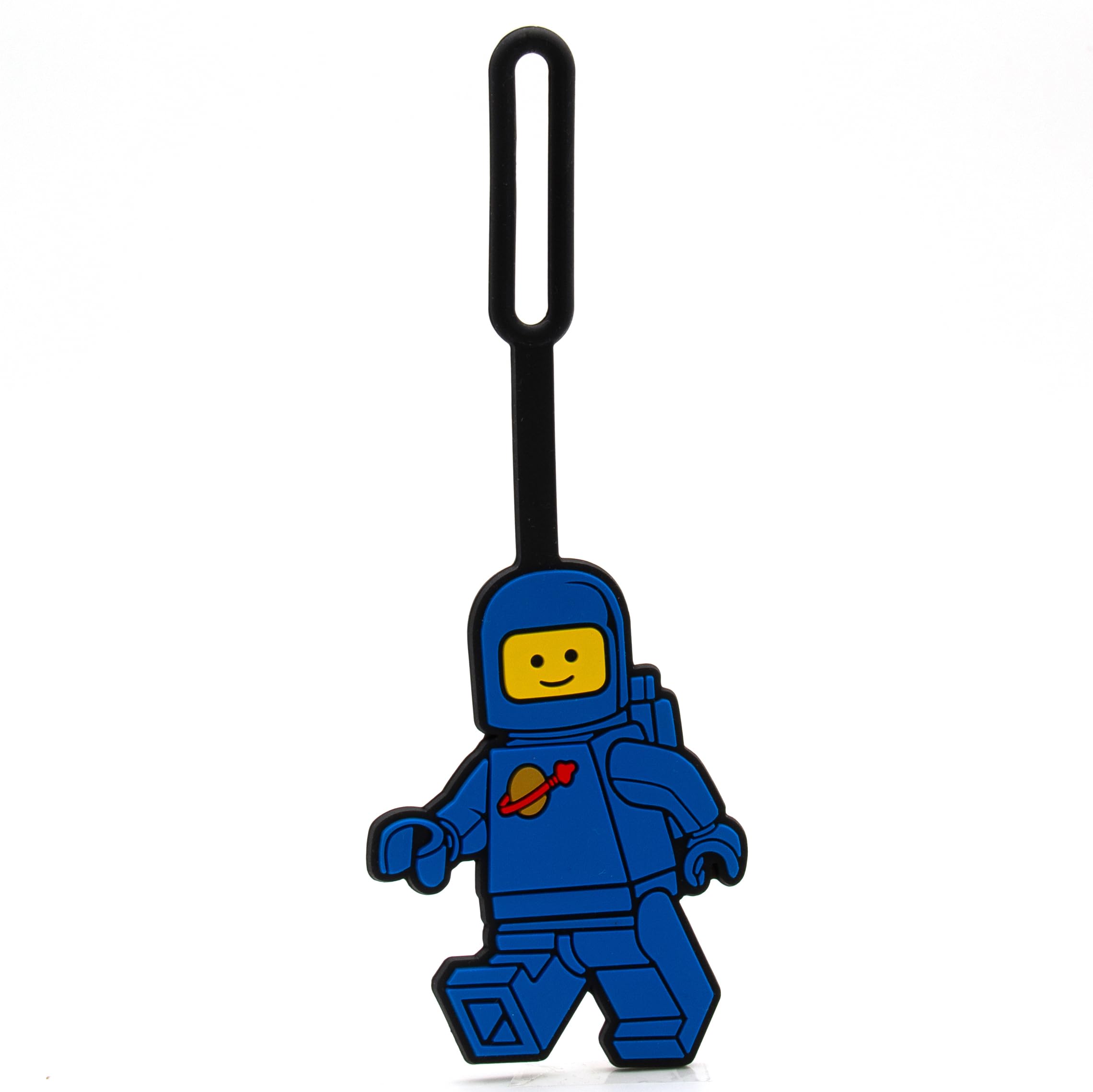 Amazon.com: IQ LEGO Spaceman Silicone Bag Tag - Blue (53482) : Clothing ...