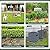 10 Panels Tall Garden Animal Barrier Fence with Gate, 42 in(H) X 24.5 ft(L) No Dig Decorative Garden Fence Outdoor for Yard, Heavy Duty Rustproof Metal Edging Border for Dog, Rabbits