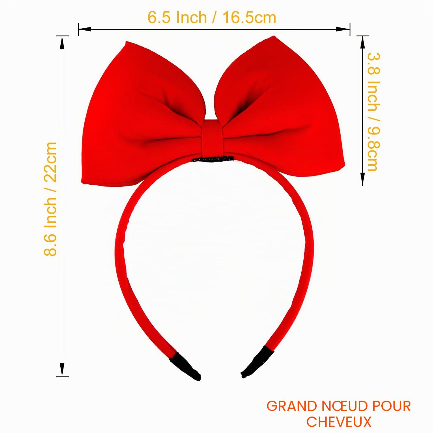 Bandeau à Nœud Rouge, Hoshin Kiki La Petite Sorcière Schokobons Bandeau Rouge avec Nœud pour Femmes et Enfants