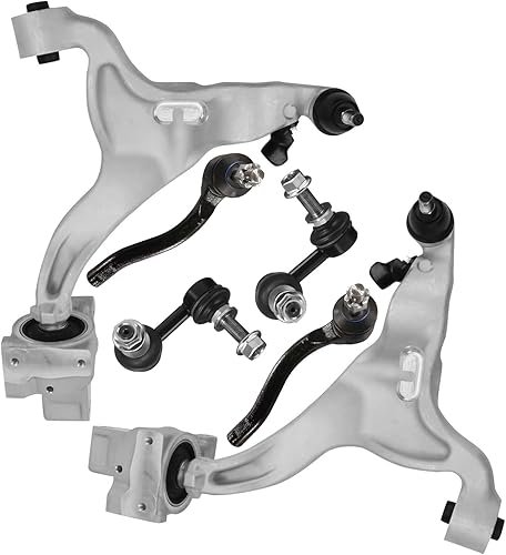 Miniatura 62 de Detroit Axle - Kit de brazos de control AWD para cargador Chrysler 300 Dodge Challenger Magnum, 2 brazos de control superiores delanteros con rótula