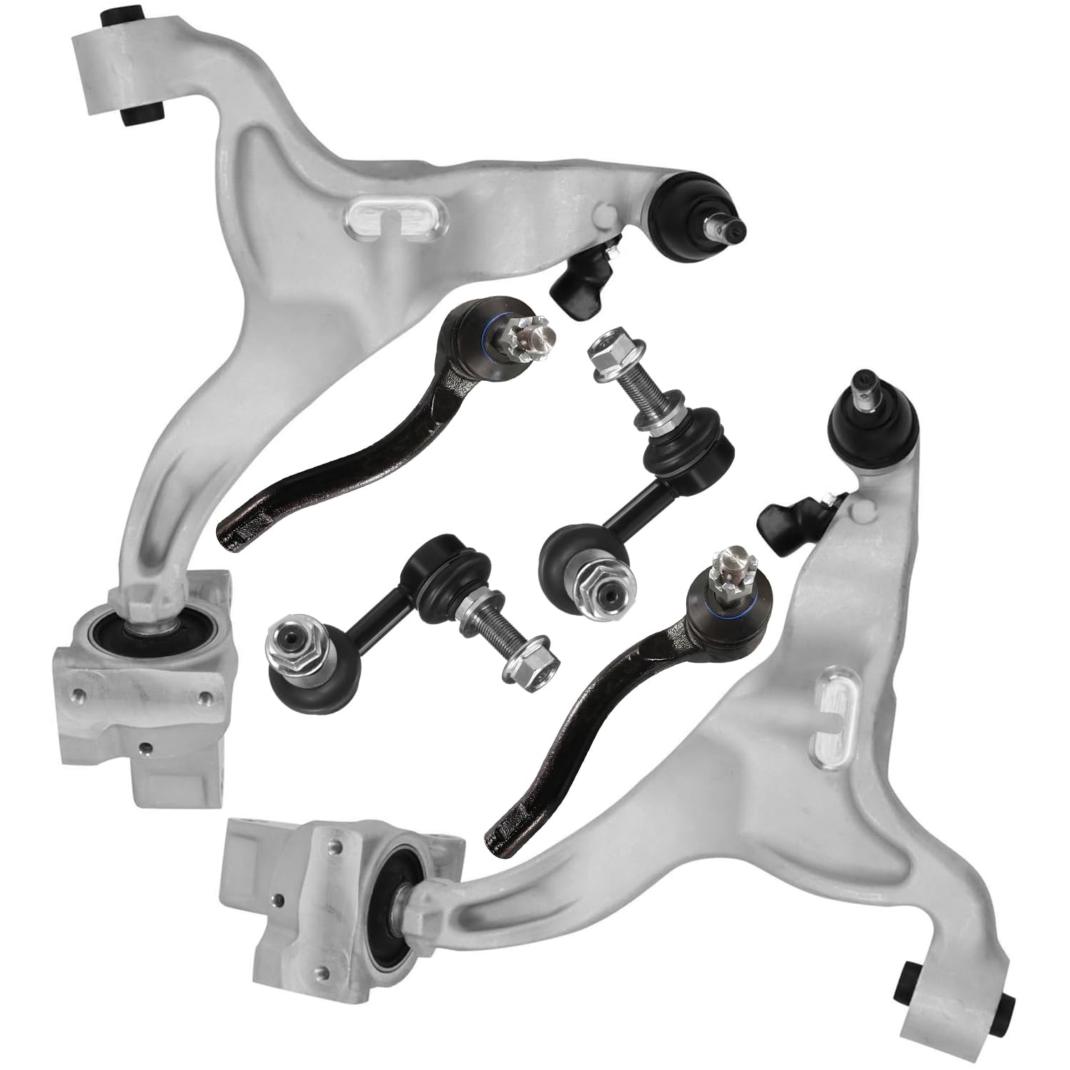 Detroit Axle - AWD 6pc Front End Kit for 2007-2008 INFINITI G35 2009-2013