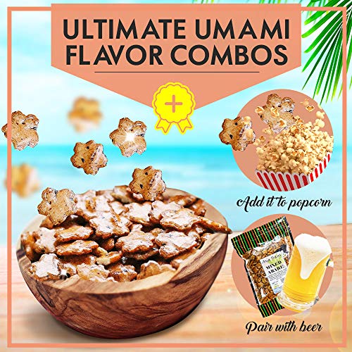 Image of Asia Trans Mixed Arare Rice Crackers - Hawaiian Favorite - Sweet & Salty Japanese Crunchy Gourmet Trail Mix Snack