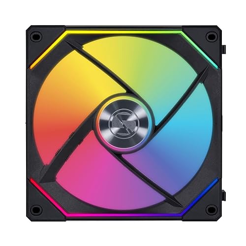 Miniatura 5 de Lian Li UNI Fan SL-Infinity 120 - Ventilador ARGB de hoja inversa (no inalámbrico), diseño de cadena de margarita, espejo infinito, gestión de