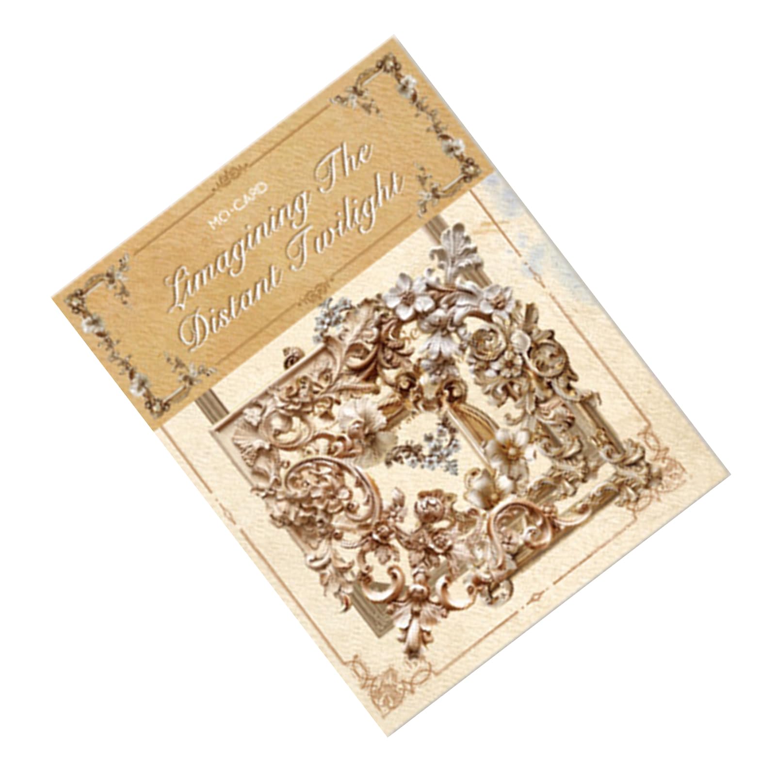 20Pieces Hollowed Embossed Corner Sticker Vintage Scrapbooking Corner Sticker for Photo Album Journal Craft Project Embossed