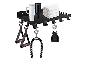 16.5" Gym Shelves: Home Gym, Tonal Friendly, Gear Storage
