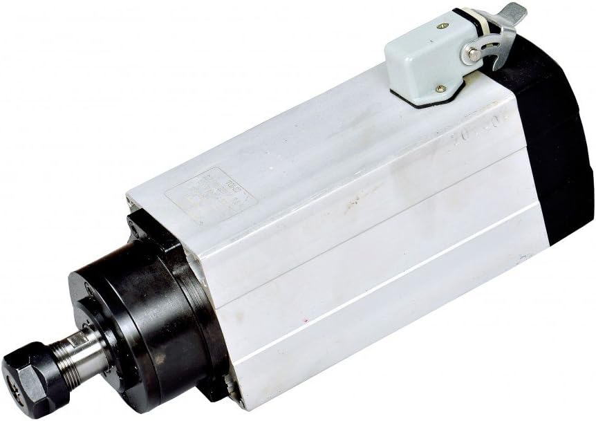 TRIQUENCH Stainless Steel Spindle Motor 2.2 kW Router/Engraving Air Cooled (Silver)