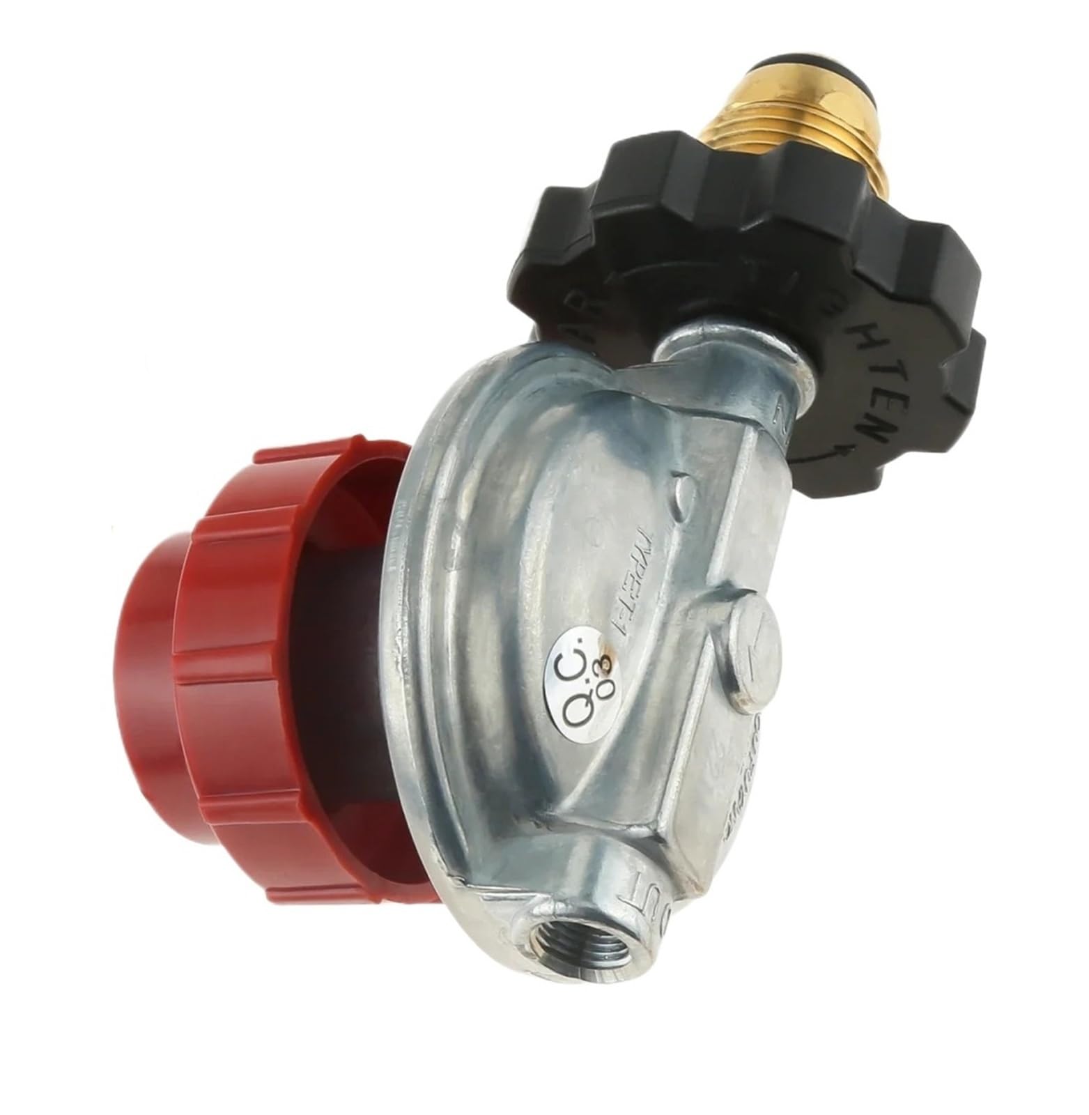 Régulateur propane réglable 0-20 PSI valve POL kit de connexion tuyau gaz 5/16" 1/4"