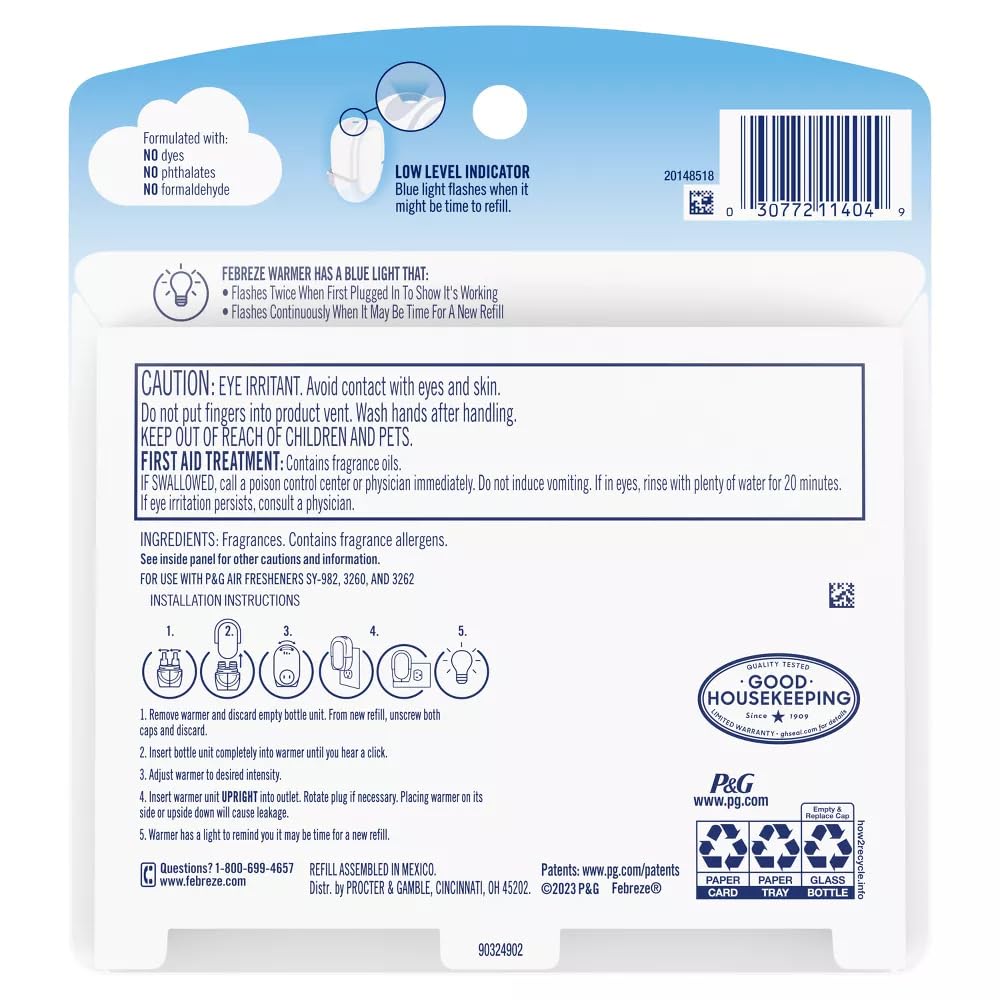 Febreze Dual Plug in Zesty Orange Blossom Scented 0.87 Ounce