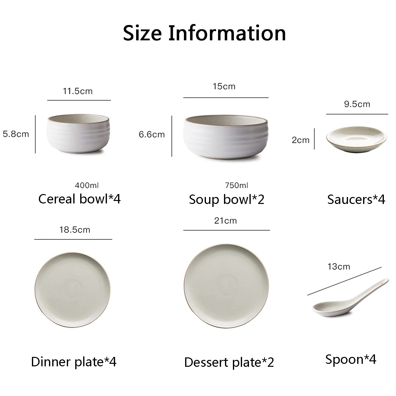 H3TF5J Ceramiczny zestaw zastawy stołowej, trwały zestaw stołowych, mikrofalowy i zmywarki Safe, 20 sztuk zastawy stołowej, kreatywne nowoczesne zastawa stołowa
