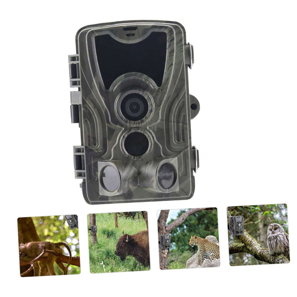 SOLUSTRE wasserdichte Kamera Mit Nachtsicht Megapixel Infrarotkamera Für Wildtierüberwachung Wetterfest Infrarotleuchten Sekunden Auslösung