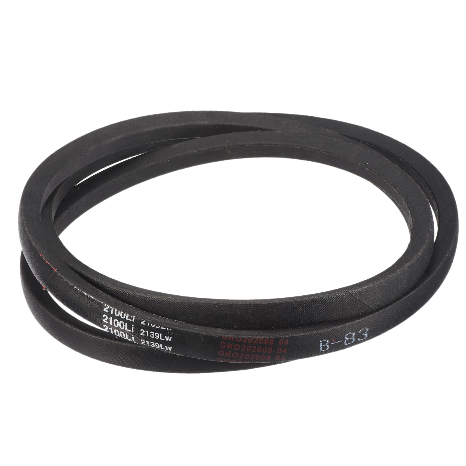 QUARKZMAN 3 Pack B83 Correa Clásica Envuelta En V, 85" Circunferencia Exterior Correa Industrial Envuelta En Goma Perfil B Correa En V Para Maquinaria Industrial, Negro