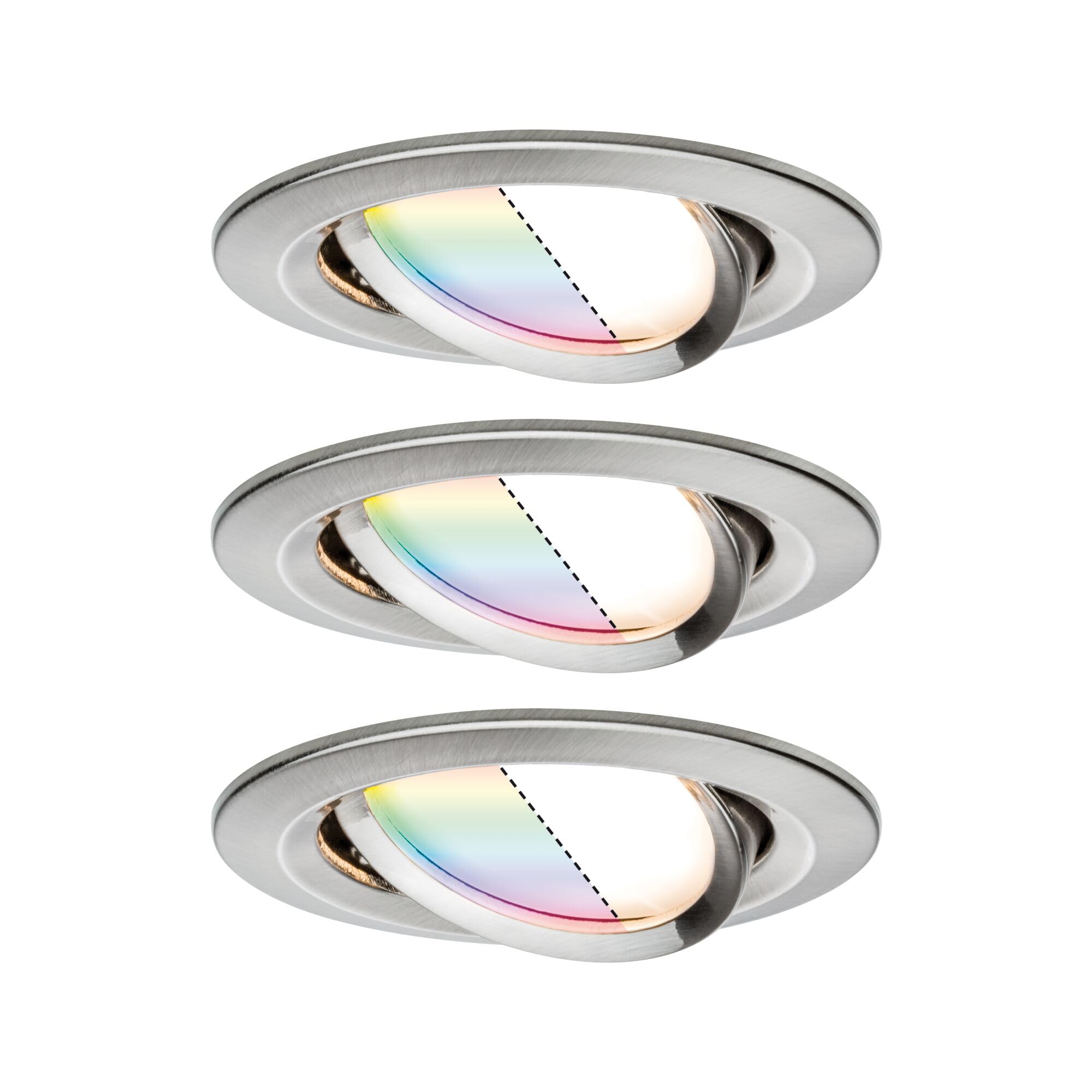 Paulmann Nova Plus Coin LED Recessed Light RGBW Zigbee Compatible
